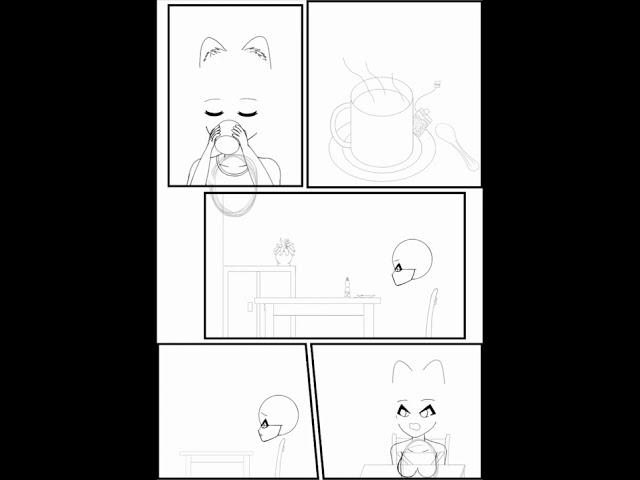 Manga page timelapse - Waifruit hent4i (no color) #readdescriptionplease