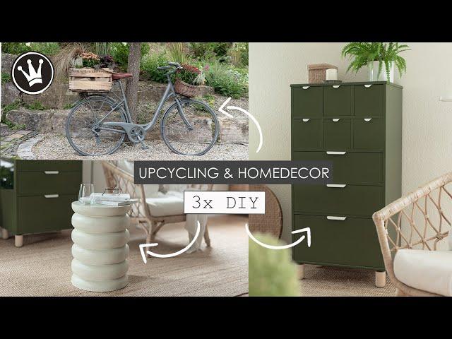 3 DIY IDEEN UPCYCLING + HOME DECOR: Kleinanzeigenfund MAKEOVER | DESIGN Beistelltisch selbermachen