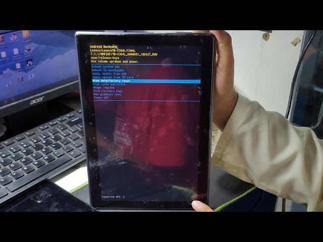 How To Hard Reset Lenovo Tab 4 TB-X304L Unlock Password - lenovo tb-x304l hard reset