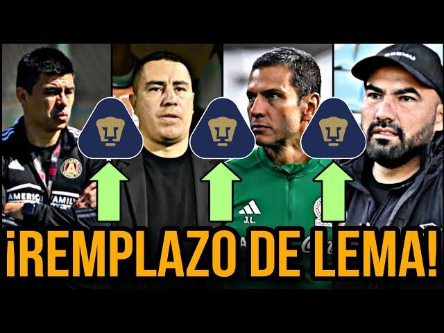 LOS REMPLAZOS DE GUSTAVO LEMA | LLEGARÍA A PUMAS |  REFUERZOS PUMAS 2024