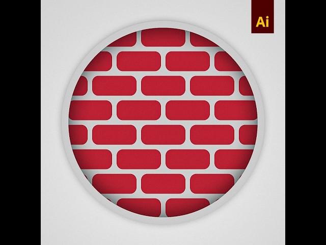 Easy Brick Pattern Design in Adobe Illustrator