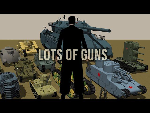 Tanks   Lots of Guns Comparison 3D