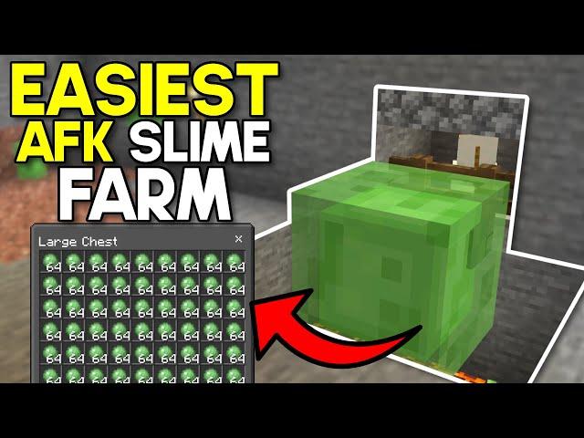 Easiest Minecraft 1.20 AFK Slime Farm