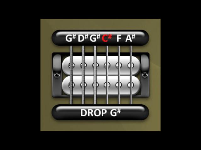 Perfect Guitar Tuner (Drop G# = G# D# G# C# F A#)