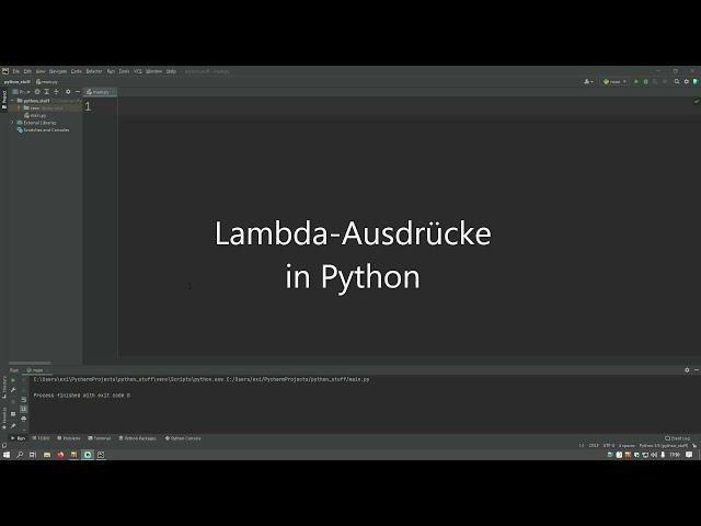 Lambda-Ausdrücke in Python