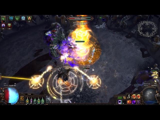 PoE 3.1 Abyss "Red Tier Map" Elder |||  Death's Oath Aura + Blight (Pseudo CI RF)