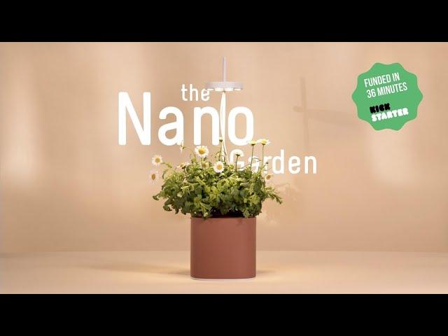 Now on Kickstarter: Nano Garden | From Seed To Plant In A Tiny Smart Garden