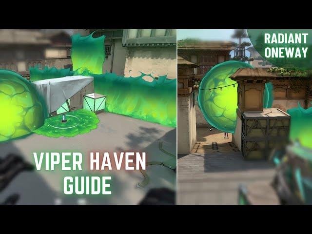 All the Viper Lineups You Need on Haven (2022) | VALORANT