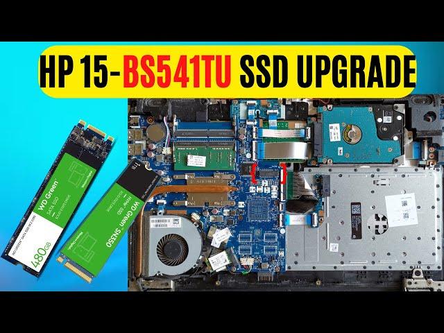 HP 15 BS541TU SSD Upgrade ॥ M.2 Sata OR M.2 Nvme? #ssd #laptopupgrade