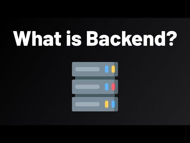 Backend web development - a complete overview