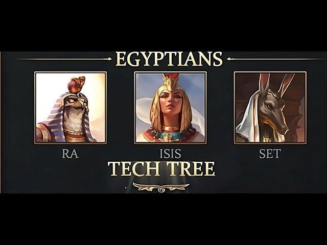 Age Of Mythology Retold | Egyptians Tech Tree