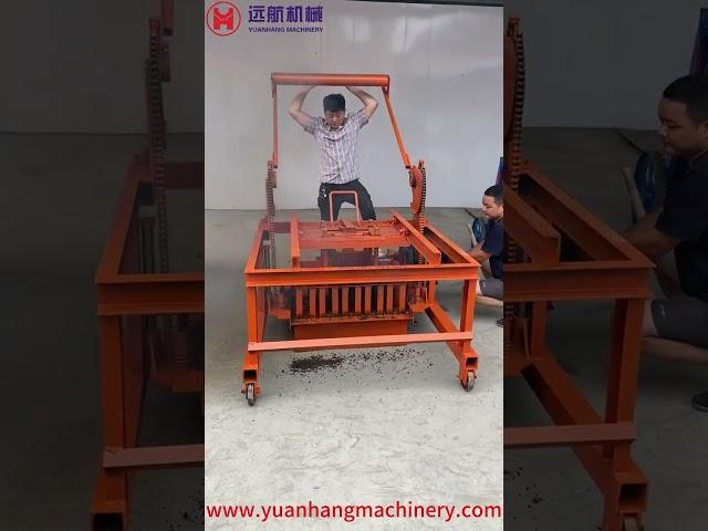 4-45 diesel mobile brick making machine