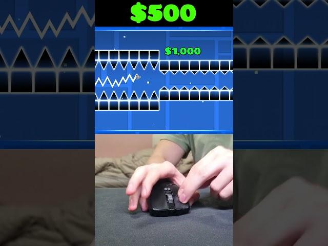 $1 vs $100,000 Challenge in Geometry Dash!