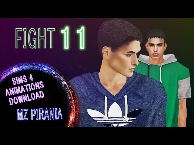 Fight 11  | Sims 4 Custom Animations | (Download)