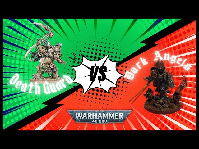 Темные Ангелы VS Гвардия Смерти|Warhammer 40k репорт 1000 очков|Чума Предательства