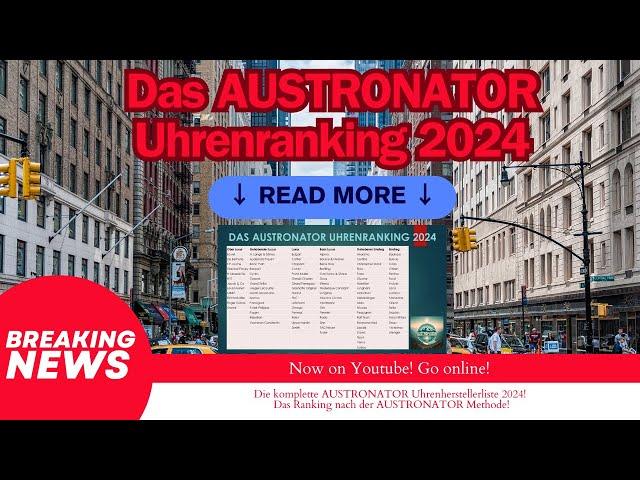 AUSTRONATOR Uhrenranking 2024