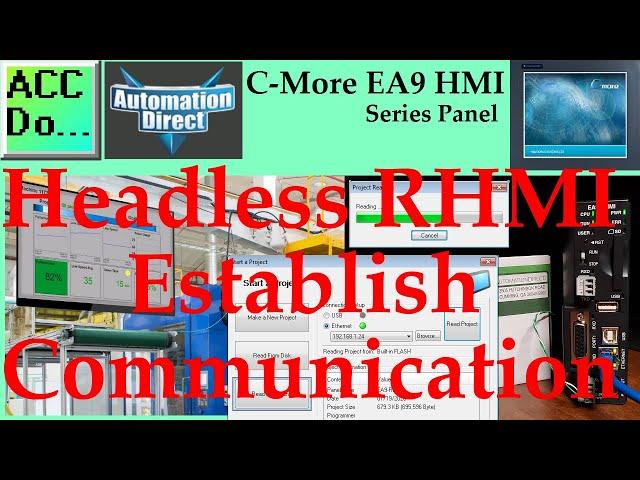C-More EA9 HMI Series Headless RHMI Panel Establish Communication