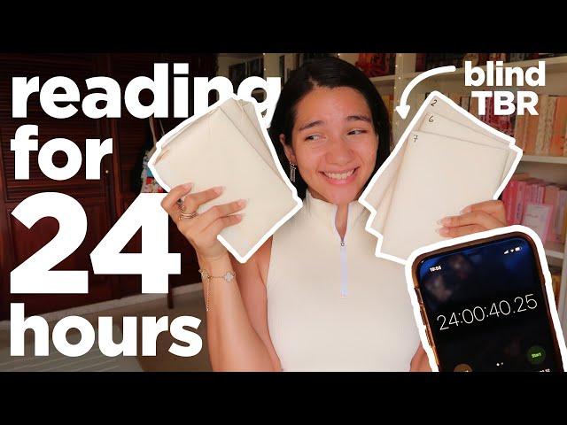 BLIND 24 HOUR READATHON  how much can i read in 24 hours?