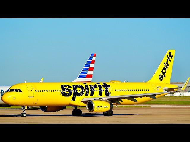 4K Morning Rush Plane Spotting at Dallas Fort Worth DFW Airport.