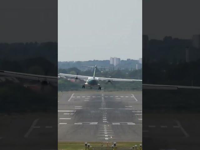 TOGA crosswind forces ATR to go around. #shortvideo #toga #aviation
