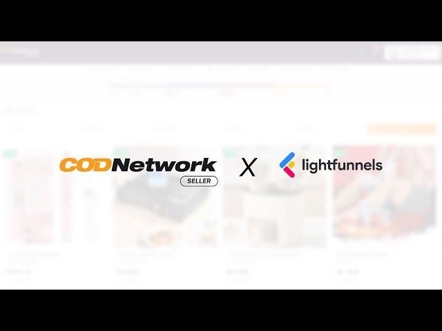 COD Network Seller X Lighfunnels App