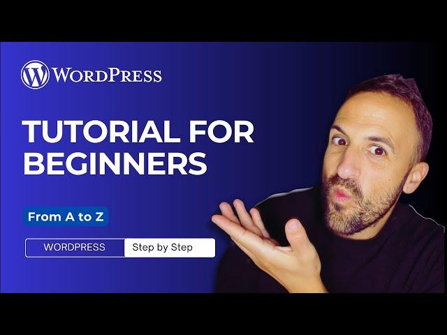  WORDPRESS TUTORIAL for Beginners 2024 | Full Overview