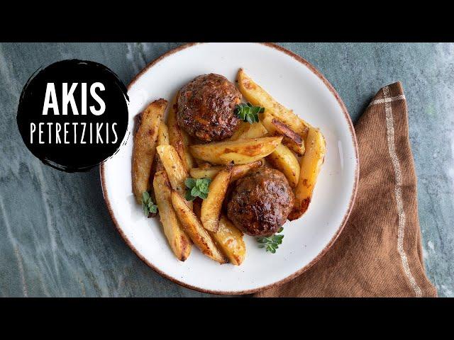 Old-Fashioned Greek Burgers - Biftekia | Akis Petretzikis