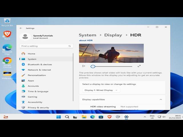 How To Enable HDR in Windows 11 (Turn on High Dynamic Range)