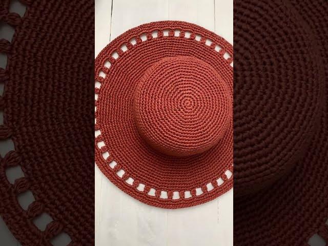 Crochet Summer Sun Hat  Tutorial ⤵️