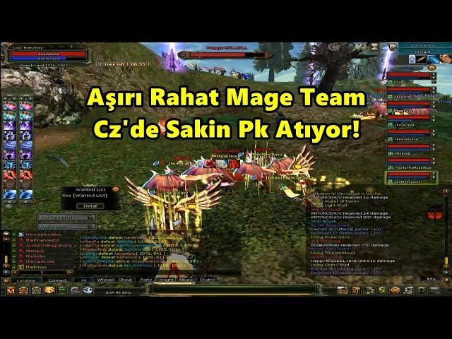 Aşırı Rahat Mage Team Cz'de Sakin Pk Atıyor! | Knight Online