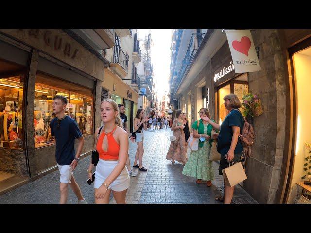 Palma de Mallorca, Spain. A walk around the City Centre, the Port and the Cathedral