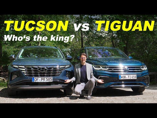 all-new Hyundai Tucson vs VW Tiguan Facelift comparison REVIEW 2021