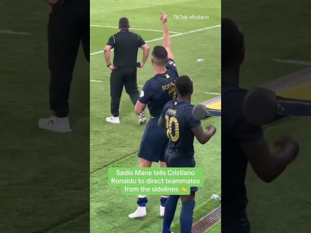 Sadio Mane tells Cristiano Ronaldo to coach Al-Nassr teammates from the sidelines