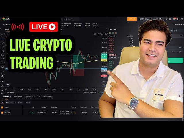 Live Crypto trading on delta exchange india