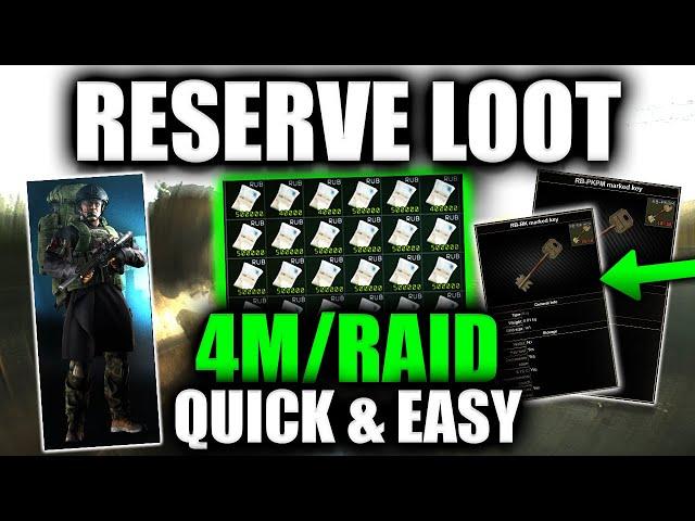 Simple Reserve Run Makes MILLIONS! Escape From Tarkov PVE Loot Run