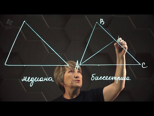 Высота, биссектриса, медиана. 7 класс.