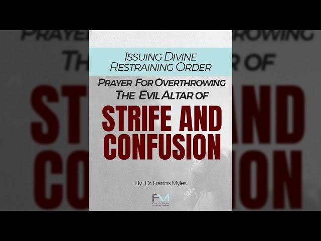 Prayer For Overthrowing The Evil Altar of Strife and Confusion #shorts