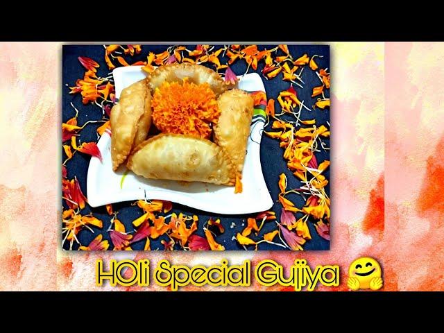 Holi special Gujiya | crispy and crunchy | Roopa's kitchen |