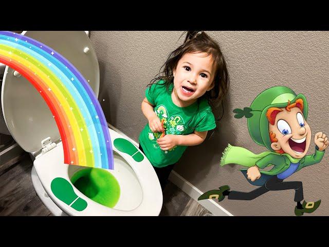 OAK caught a Leprechaun!! St Patrick's Day Routine and GOLD TRAP 