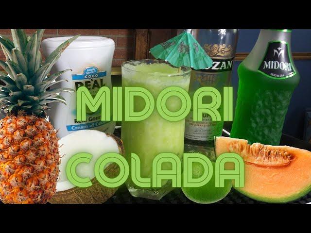 Midori Cocktails - Make a Midori Colada