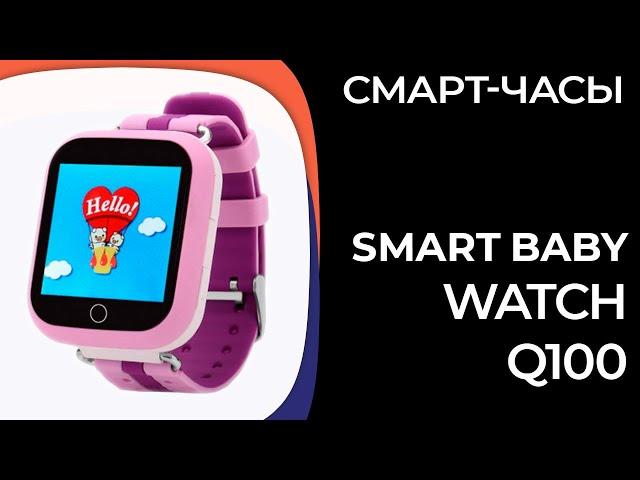 Детские смарт-часы Smart Baby Watch Q100 (Wonlex GW200S