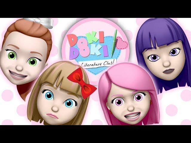 Doki Doki Literature Club in a Nutshell (MeMoji)