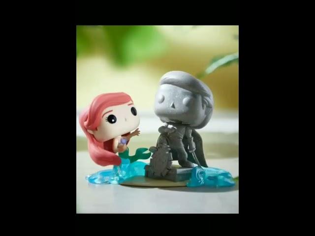 The Little Mermaid Ariel & Statue Eric - Funko Pop! Movie Moment