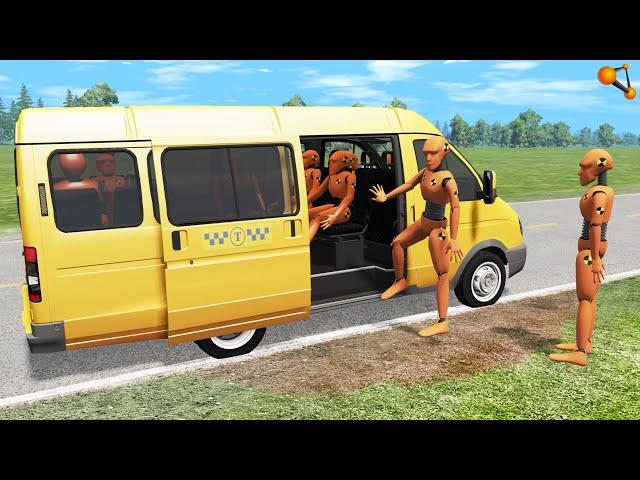 МАРШРУТКА СУДЬБЫ! ПАССАЖИРЫ НЕ ХОТЕЛИ УМИРАТЬ | BeamNG.drive