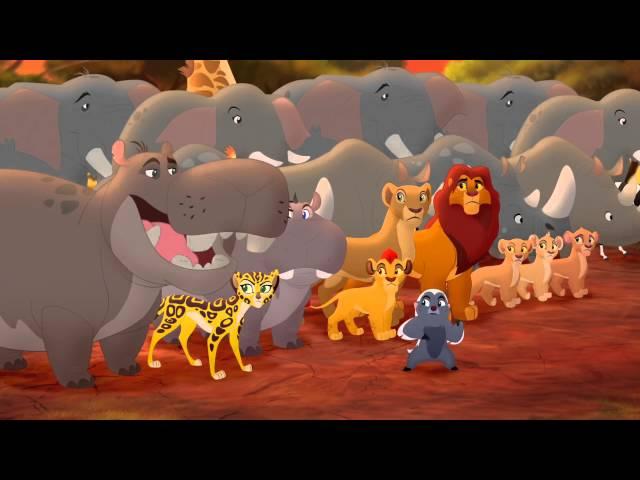 Makuu Vs  Pua Mashindano   Lion Guard Fight Scene HD