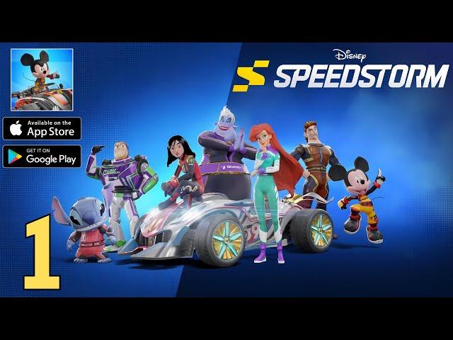 Disney Speedstorm Mobile (Official Launch) Gameplay Walkthrough Part 1 (Android, iOS)