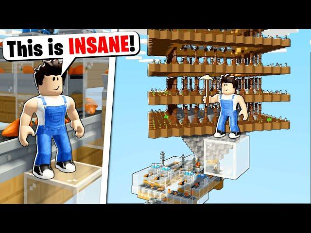 I MADE THE BEST GOLD FARM IN Roblox Islands! *Insane*