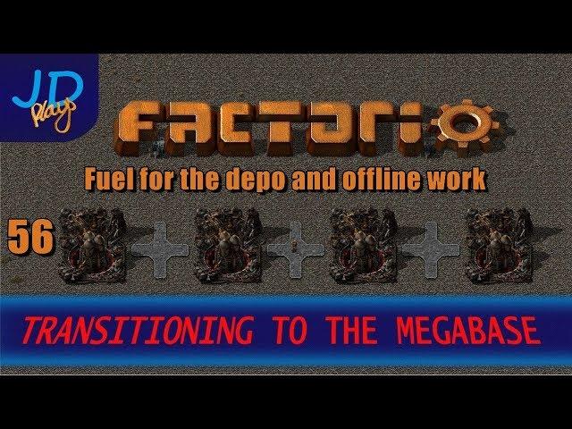 Factorio 0 16 Transitioning to the MEGABASE EP56 Fuel for the depo and offline work