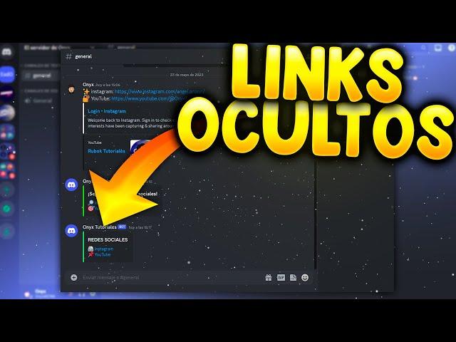 Cómo Ocultar Links En Discord ~ 2023