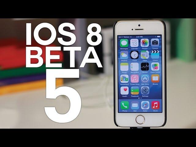 iOS 8 Beta 5 - New Features and Updates!